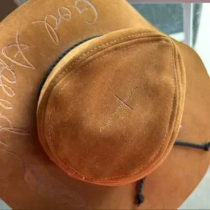 Zach Bryan inspired burned hat Burned Cowboy Hat Zach Bryan - Etsy main image 4